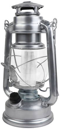 Lampas Nicehome ML3528, 16 LED, 15x11.5x23.5 cm, 4xAA, kov, streborný