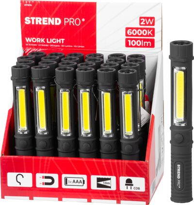 Svietidlo Worklight CWL1046, COB, 3xAAA, magnet