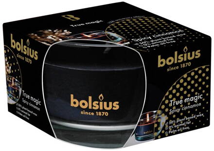 Sviecka bolsius Jar True Magic 63/90 mm, Spicy Cinnamon