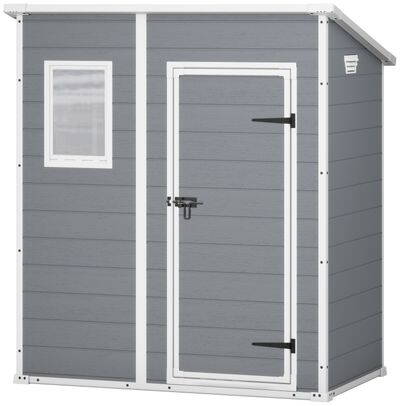 Domcek Keter® MANOR PENT 6x4, sivá/biela, 183x111x200 cm, UV