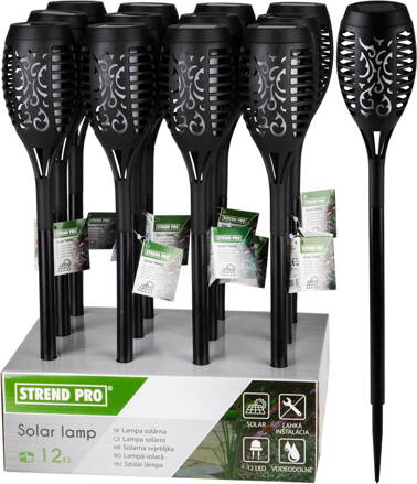 Lampa Solar Avior, 49 cm, 12 SMD LED, 2/3 AAA