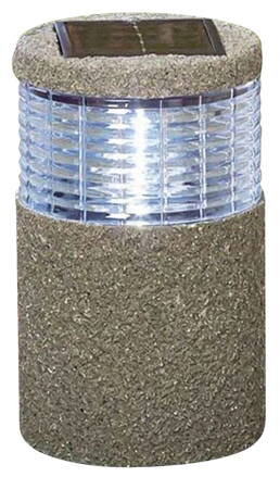 Lampa Strend Pro Garden, solárna, kameň, 11,2x11,2x19/29 cm