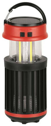 Lampa Strend Pro, proti hmyzu a komárom, solárna, USB, červená, 15x8,60 cm