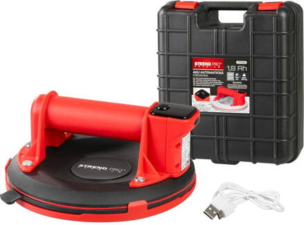 Prísavka aku Strend Pro Premium, na podlahu/dlažbu/sklo, 3,7V 1,8 Ah, 130kg