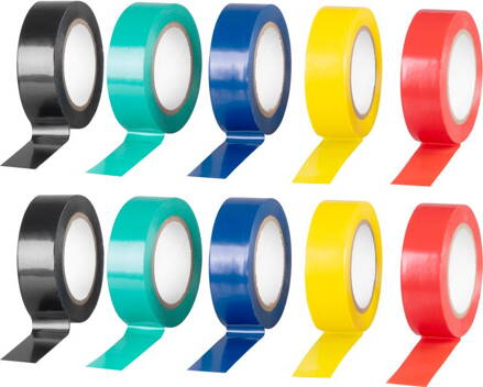 Páska Strend Pro, 19 mm, L-10 m, PVC, max. 80°C, 600V, izolačná, rôzne farby, lepiaca, bal. 10 ks