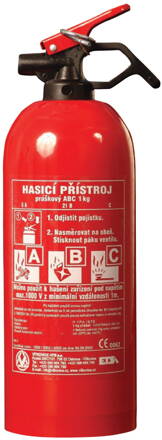 Hasiaci pristroj P1 Če, ABC, 1 kg, 5A, 34B, C