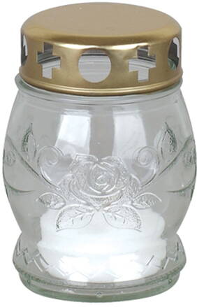 Kahanec Grave, číre sklo, 6-8 h, 25 g, 10 cm, na hrob