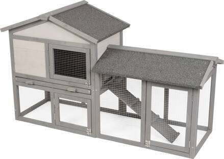 Králikáreň Strend Pro, so strechou, 147x54x85 cm
