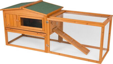 Králikáreň Strend Pro, so strechou, 158x58x68 cm