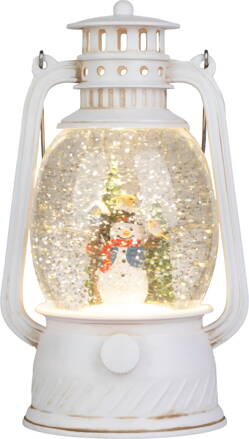 Lampáš MagicHome Vianoce, snehuliak, plast, 1xLED teplá biela, 12x10x20.5 cm, 3xAA