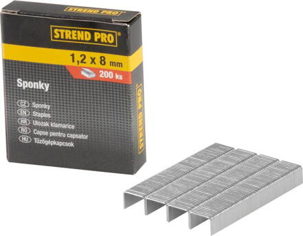 Sponky KF1062-0601 1.2x8 mm, 200 ks/bal Sponky KF1062-0601 1.2x8 mm, 200 ks/bal