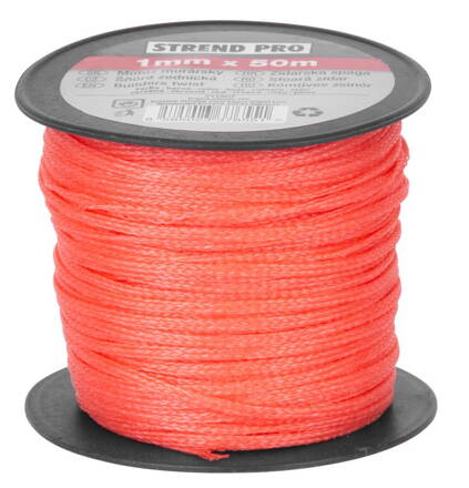 Motuz STREND červený, 1,0 mm, 50 m, murársky