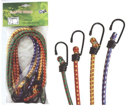 Guma upínacia Strend Pro LB345, 8 mm, 4x 100 cm, s oceľovými háčikmi