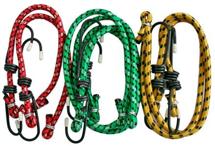Guma upínacia Strend Pro LB332, 6 mm, 2x 30-50-60 cm, s oceľovými háčikmi
