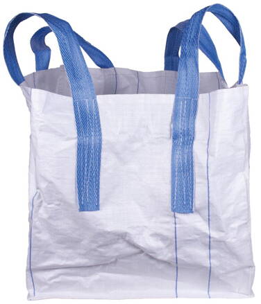 Vak BigBag NOVR74, uši 4x, 70x70x70 cm, čiernobiela, PP