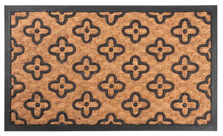Rohozka MagicHome RBP 196, Flovers, 45x75 cm, guma/panama
