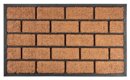 Rohozka MagicHome RBC 124, Brickwall, 45x75 cm, guma/kokos