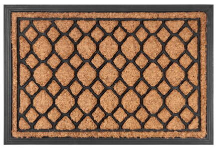 Rohozka MagicHome RBC 178, FishScales, 40x60 cm, guma/kokos