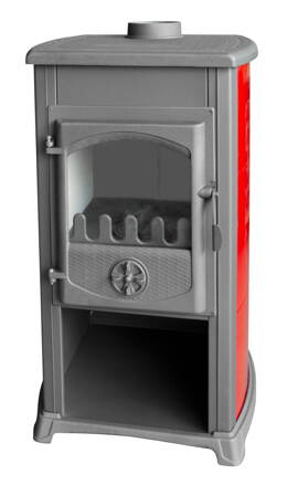 Kachle Thalia Grande, 12 kW, 120 cm, liatina/šamot