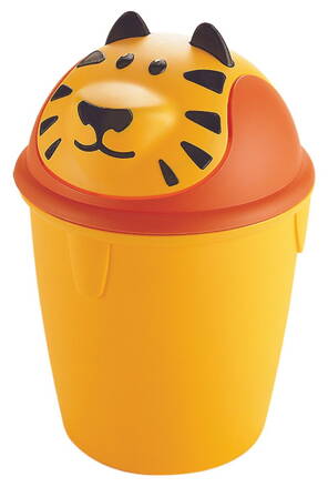 Kôš Curver® TIGER BIN, tigrík, detský, 26x26x38 cm, na odpad
