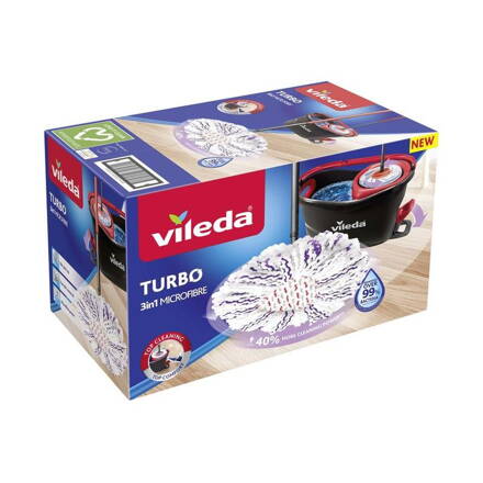 Súprava upratovacia Vileda TURBO, 3v1 + grátis SANYTOL