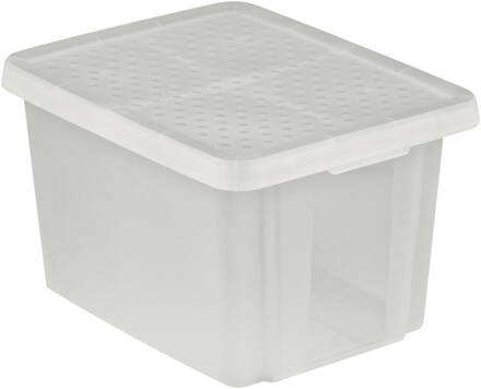 Box Curver® ESSENTIALS 26L+LID, priesvitný, 44x34x27 cm