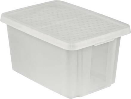 Box Curver® ESSENTIALS 45L+LID, priesvitný, 57x40x30 cm