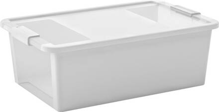 Box KIS Bi-Box M, 26L, biely, 35x55x19 cm, s vekom