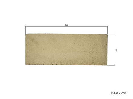 Šamot 35 x 13,5 x 2,5