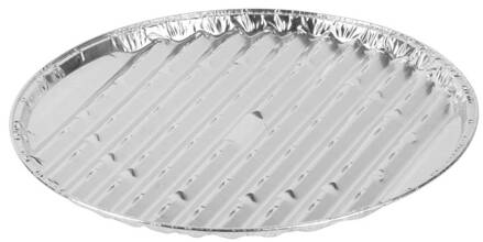 Miska Strend Pro Grill 33x1.5 cm, 3 ks, okrúhla, perforovaná, ALU