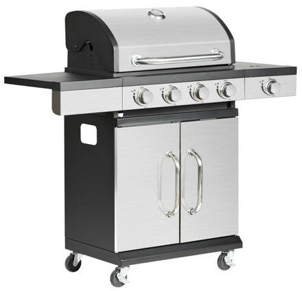 Gril BBQ Forbes, plynový 4+1 horáky
