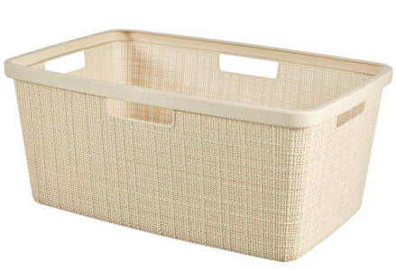 Kôš Curver® JUTE, béžový, 39x59x26 cm, na bielizeň, prádlo