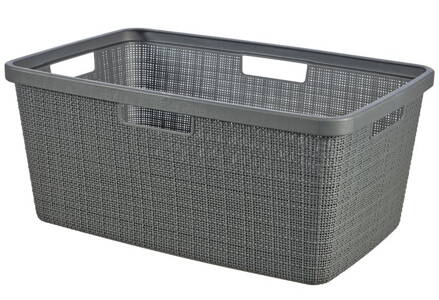 Kôš Curver® JUTE sivý 39x59x26 cm, na bielizeň, prádlo