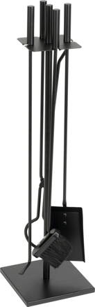 Sada kutac Homefire FT075BA, 4 dielna, čierna, 81 cm