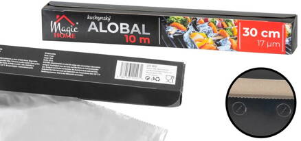 Alobal MagicHome 30 cm, L-10 m, 17 µm, hliníkový, grilovací, EXTRA STRONG