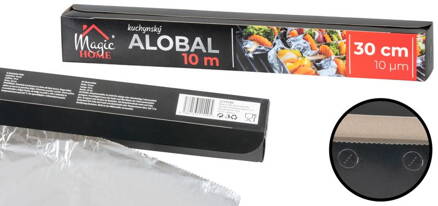 Alobal MagicHome 30 cm, L-10 m, 10 µm, hliníkový