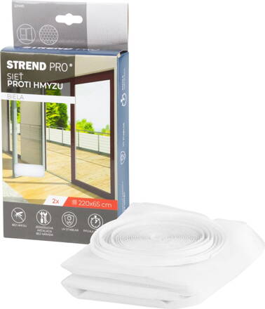 Siet FlyScreen 220x065 cm, proti hmyzu, na balkón, bal. 2 ks