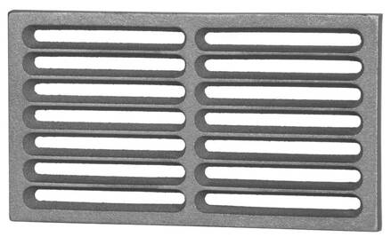 Rost liatinový 280x160x17 mm, s mostíkom