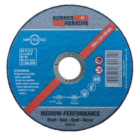 Kotuc KONER D603 150x1,6x22 mm, Metal