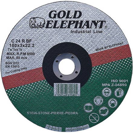 Kotuc Gold Elephant 42C T42 150x2,5x22,2 mm, kameň