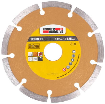 Kotuc KONER D71003 125 mm, Segment