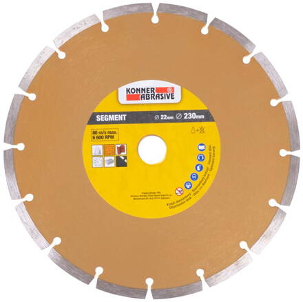 Kotuc KONER D71003 230 mm, Segment