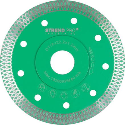 Kotuc Strend Pro Industrial 115x22.2x1.2 mm, diamantový rezný, ultra tenký