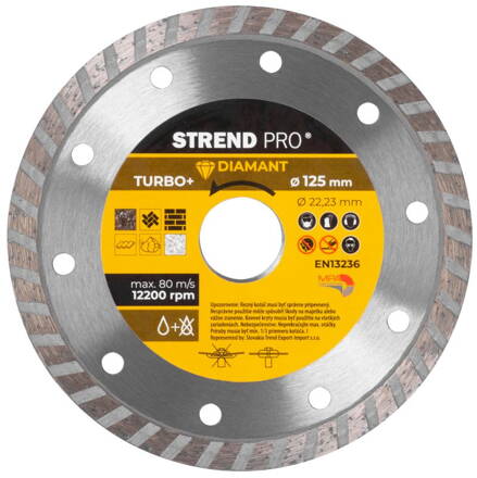 Kotuc Strend Pro 521C, 125 mm, Diamant, Turbo +