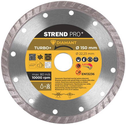 Kotuc Strend Pro 521C, 150 mm, Diamant, Turbo +