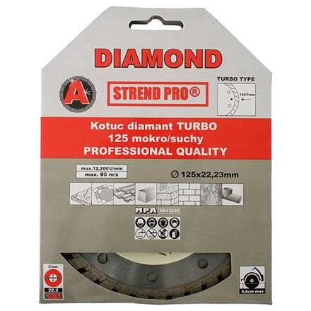 Kotuc Strend Pro 521C, 150 mm, Diamant, Turbo +