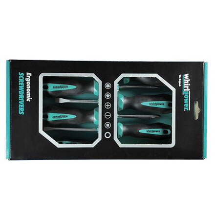 Sada skrutkovačov whirlpower® 171-0506, 6 dielna, Ergonomic