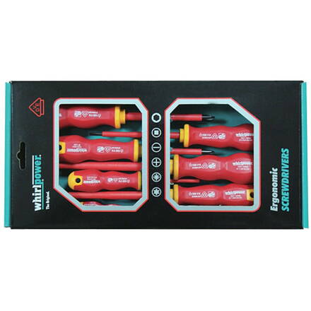 Sada skrutkovačov whirlpower® 102-105, 5 dielna, VDE 1000, Ergonomic