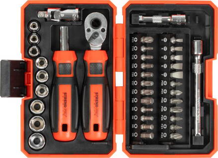 Sada skrutkovačov Strend Pro Premium, 38 dielna, torx + ploché + Phillips