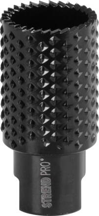 Rašpľa Strend Pro RSP40, 30 mm,  pre uhlovú brúsku, čierna, valcová